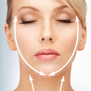 Face lifting masszázs